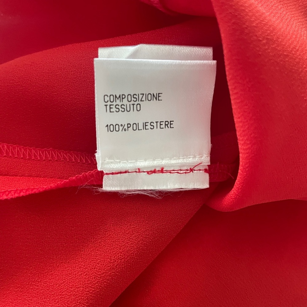 JIL SANDER® RARE Vintage Y2K Red Satin Skirt size 34 / XS - Picture 8 of 12